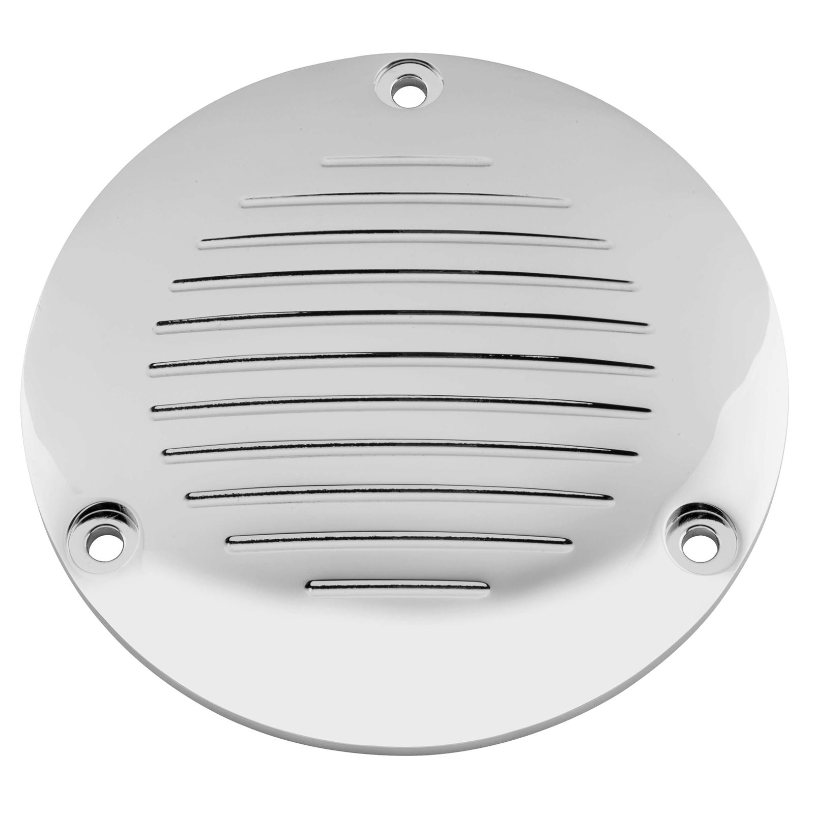 Biker's Choice Derby Cover Grooved 3-Hole  - Chrome [MPN: 302820]_109331