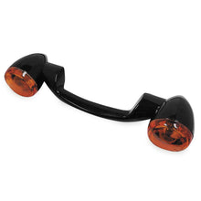 Biker's Choice Turn Signals and Bar - Black - Amber Lens 161801_109434