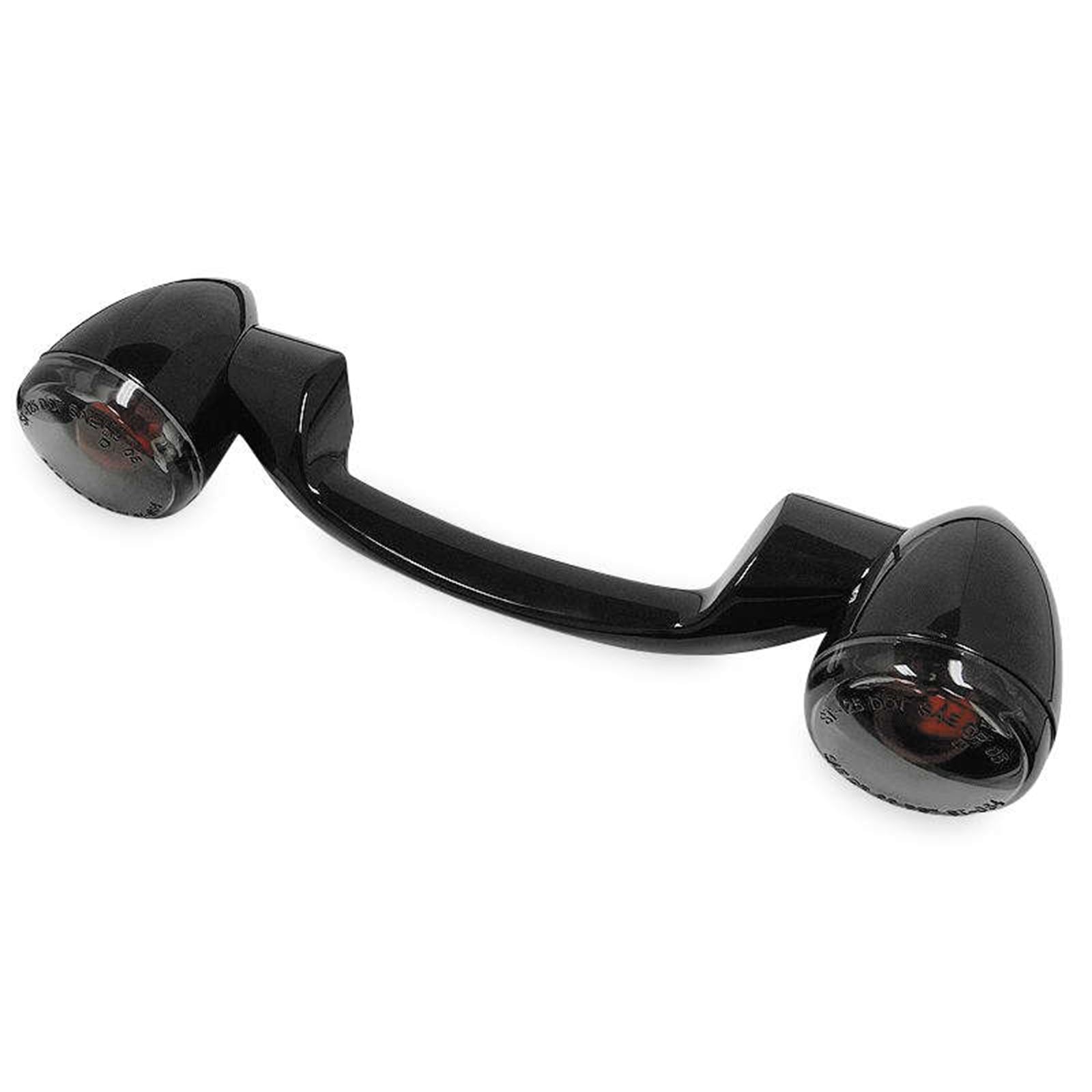 Biker's Choice Turn Signals and Bar - Black - Smoke Lens 161803_109436