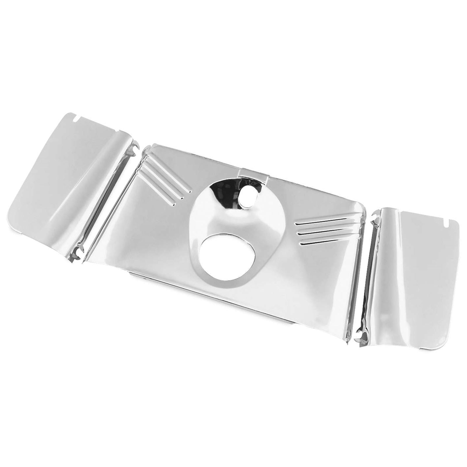Biker's Choice Fork Tins - Chrome - 3-Piece Cover [MPN: 74156]_109488