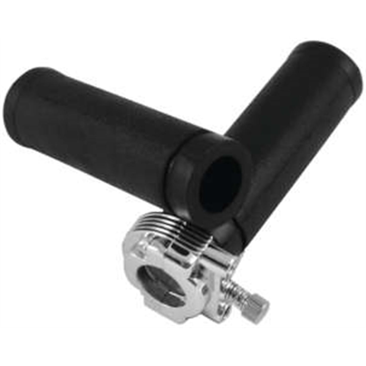 Biker's Choice Chrome Throttle Assembly with Grips 70385B4_1191378