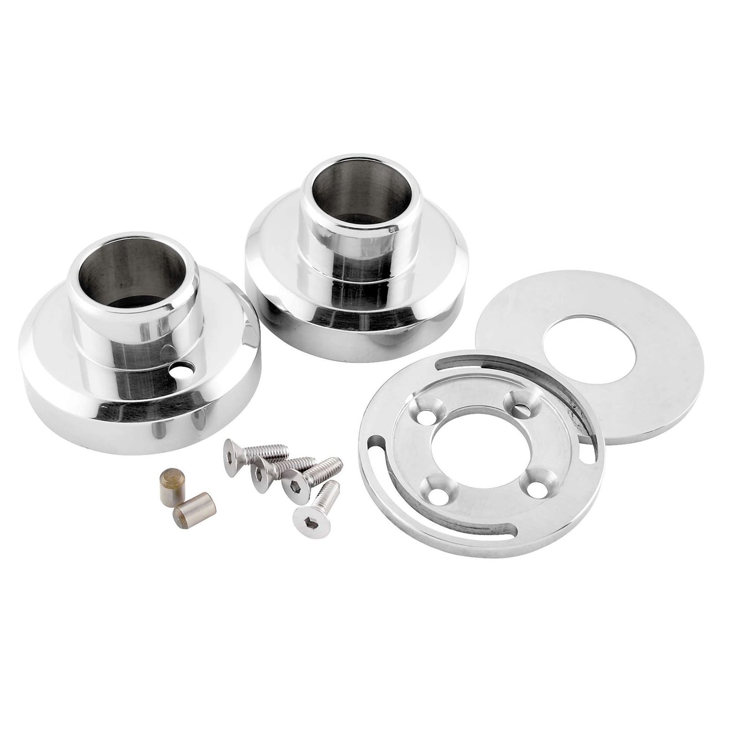 Biker's Choice Hidden Internal Fork Stop Kit - Polished Stainless Steel Kit 090099_109900