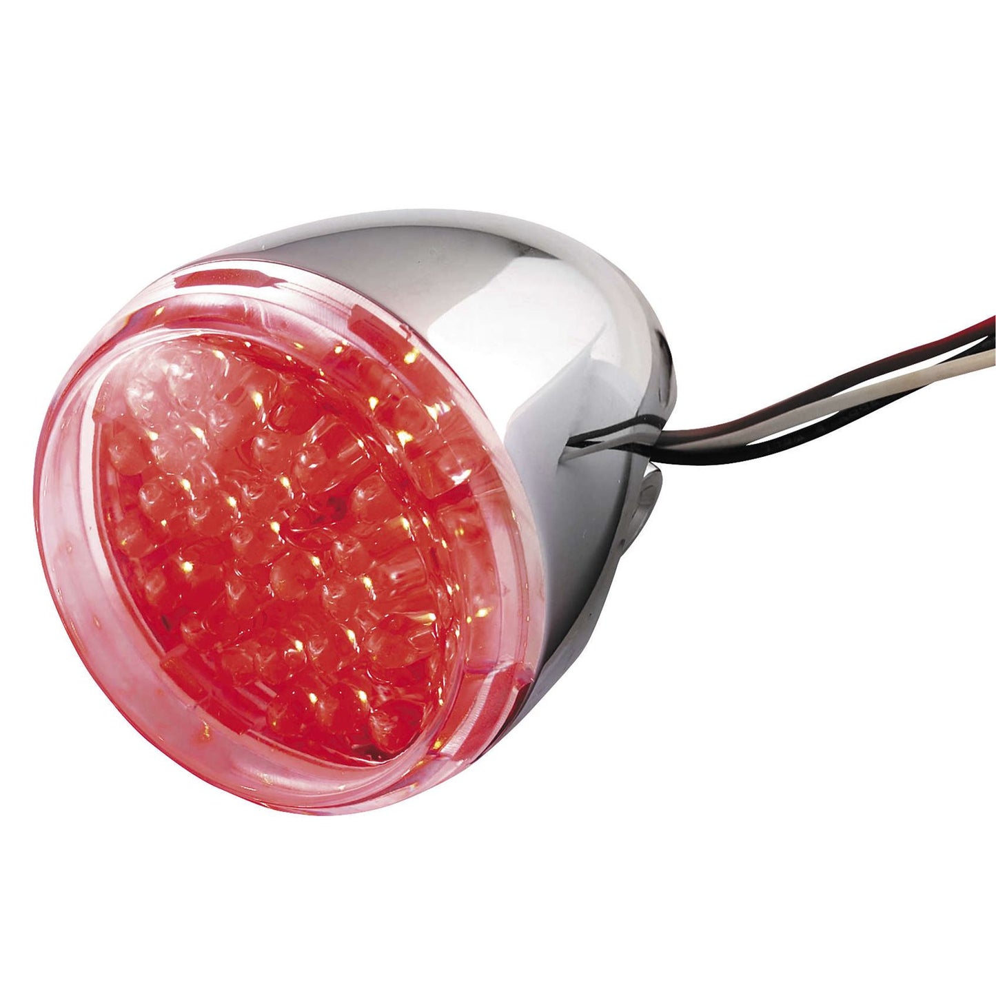 Biker's Choice LED Bullet Turn Signals - Red with Clear Lens [MPN: 163142]_109907
