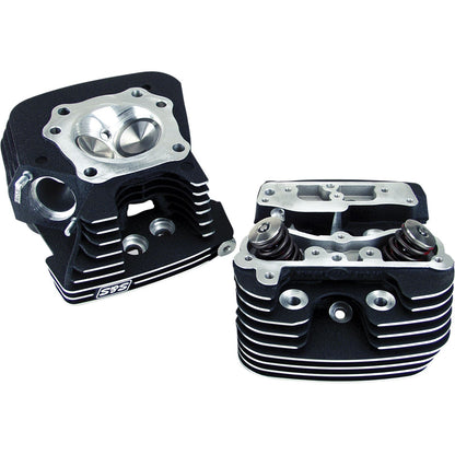 S&S Cycle Cylinder Heads 79CC - Black for Twin Cam 90-1293_469429