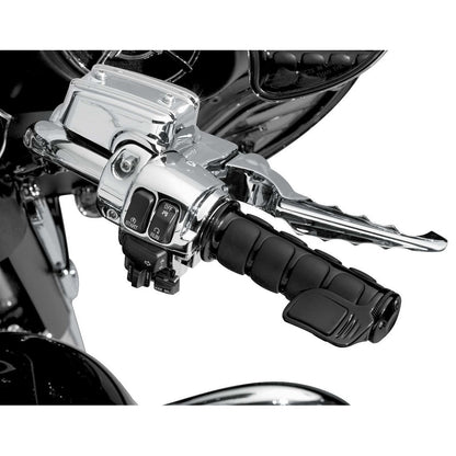 Kuryakyn ISO Contoured Throttle Boss Right Side - Black 6318_110043