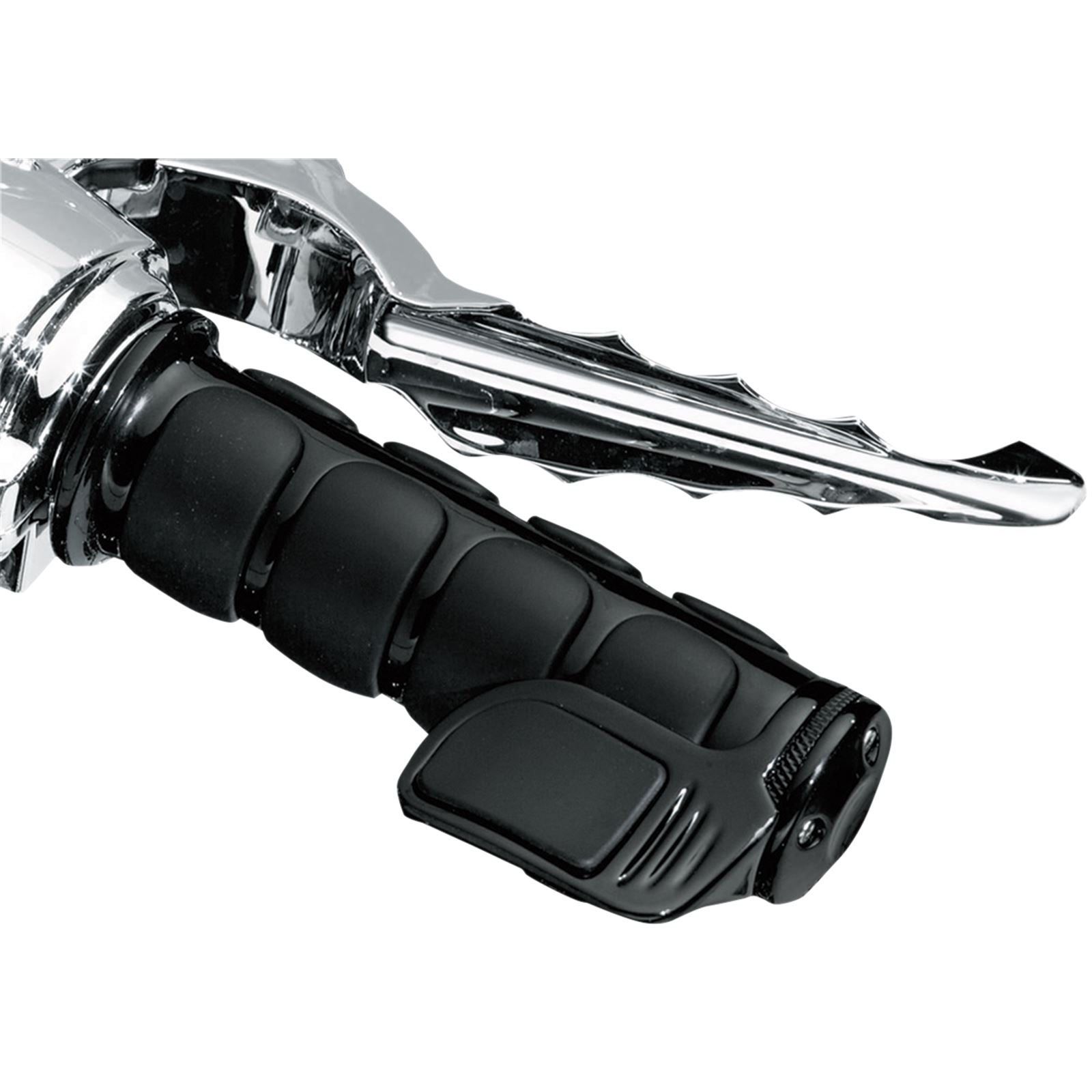 Kuryakyn ISO Contoured Throttle Boss Right Side - Black 6318_410990