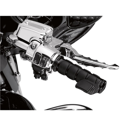 Kuryakyn ISO Contoured Throttle Boss Right Side - Black 6318_410993