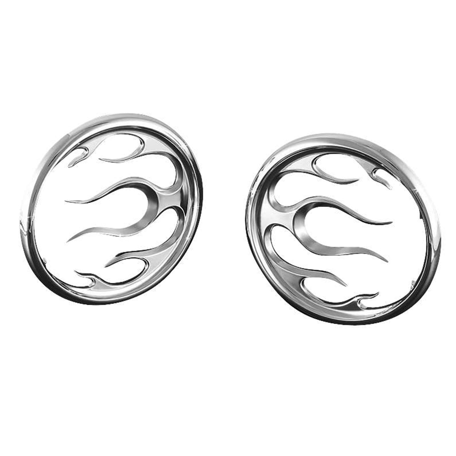 Kuryakyn Front Speaker Accents - Flame 3788_110091