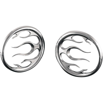Kuryakyn Front Speaker Accents - Flame 3788_413606