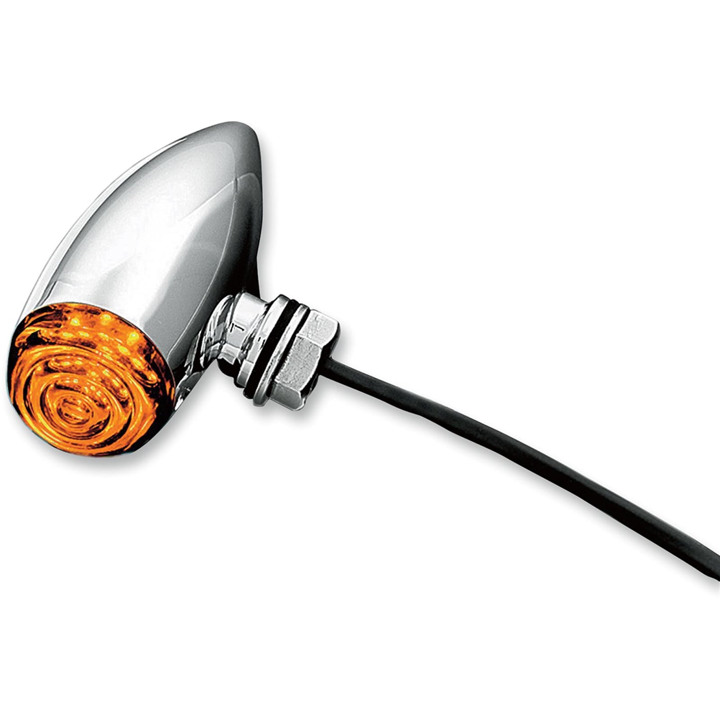 Kuryakyn Mini LED Bullet Lights - Amber/Smoke Lens - Chrome 2500_412738