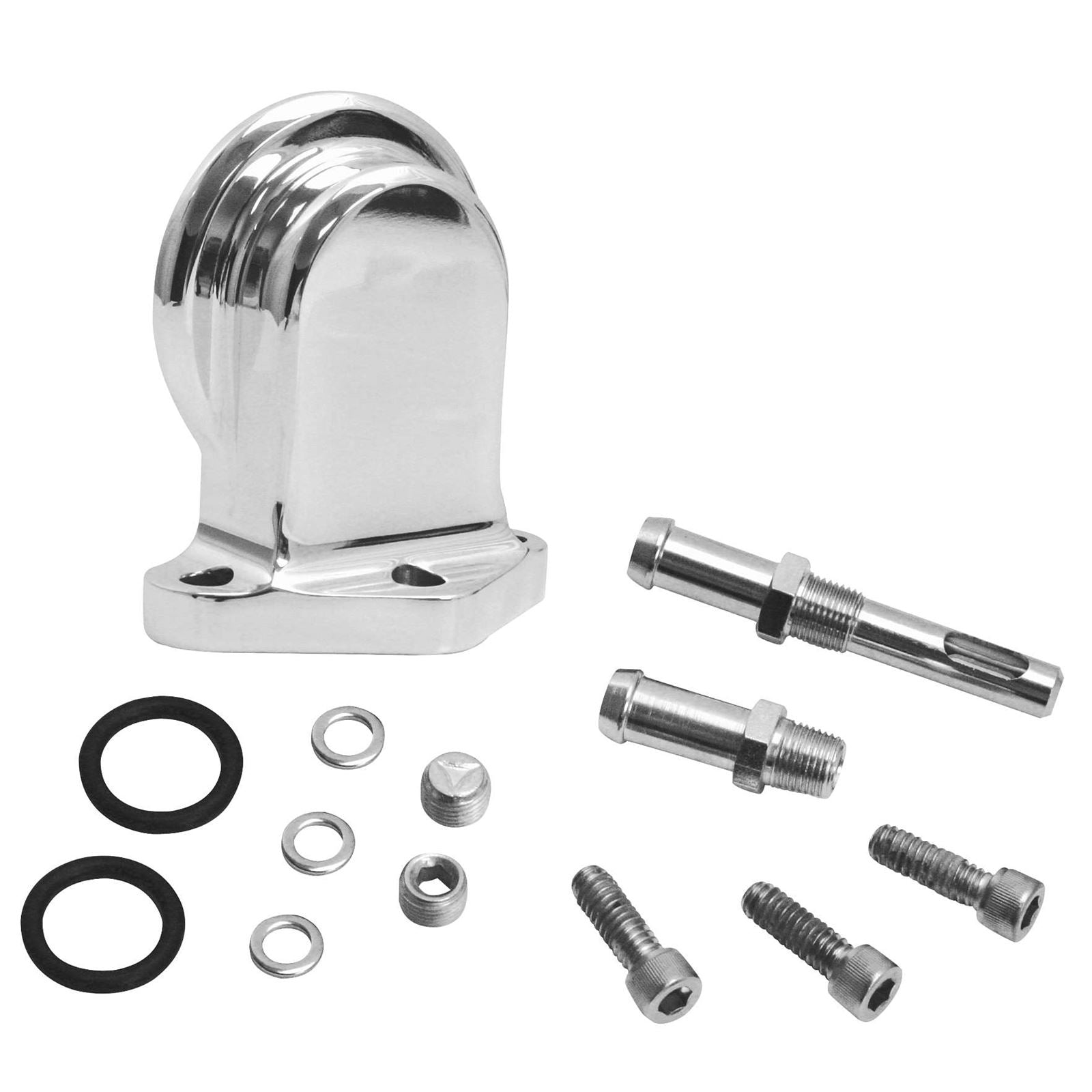 S&S Cycle Oil Filter Mount - Polished 31-6510_110394