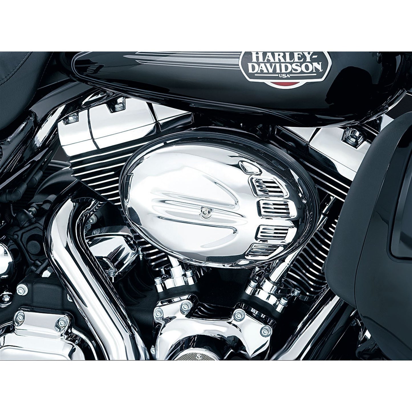 Kuryakyn Air Cleaner Cover - Chrome Scarab - For Harley Models '01-17 8407_411292