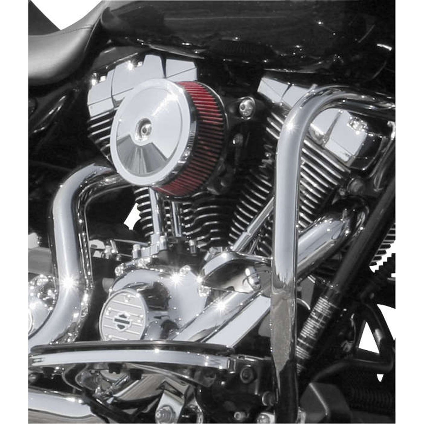 S&S Cycle Air Cleaner Cover Bob Dome Chrome 170-0120_110446