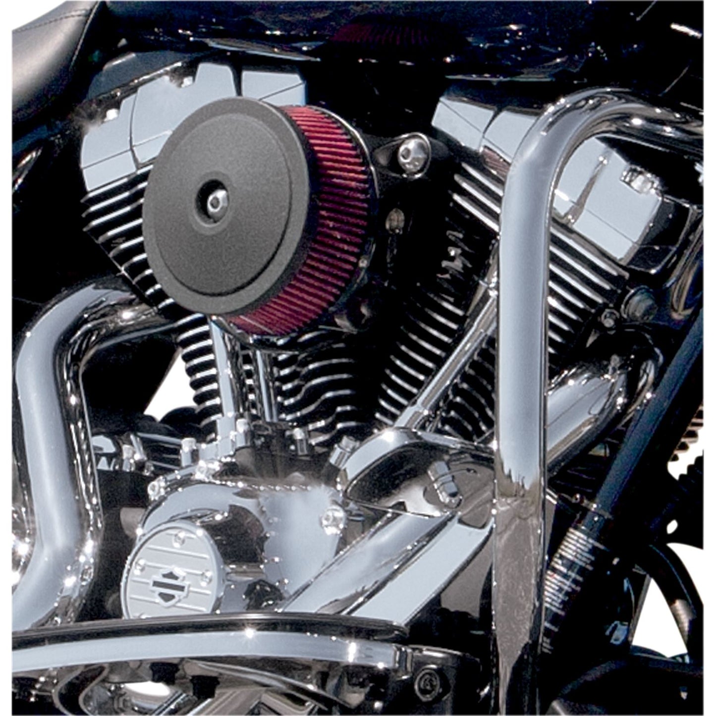 S&S Cycle Air Cleaner Cover - Bob Dome - Black 170-0124_469840