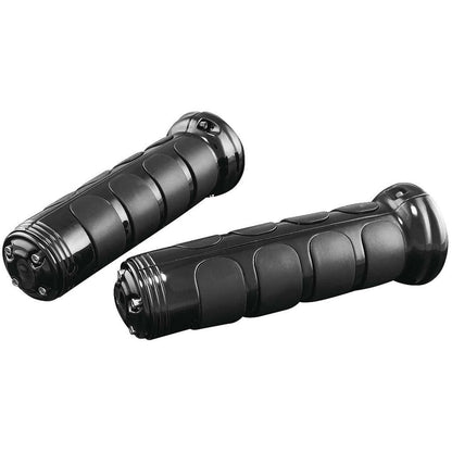Kuryakyn Black ISO-Grips with OEM Heated Grips 6383_110488