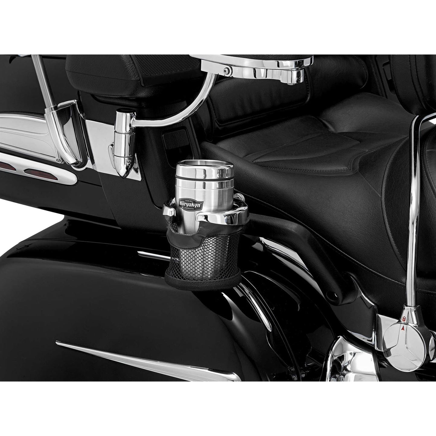 Kuryakyn Passenger Armrest Drink Holder For Honda  GL1800 '01-17 1481_110501