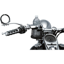 Kuryakyn Chrome Universal Drink Holder with Basket And Clamp For 1" Handlebars 1422_410685