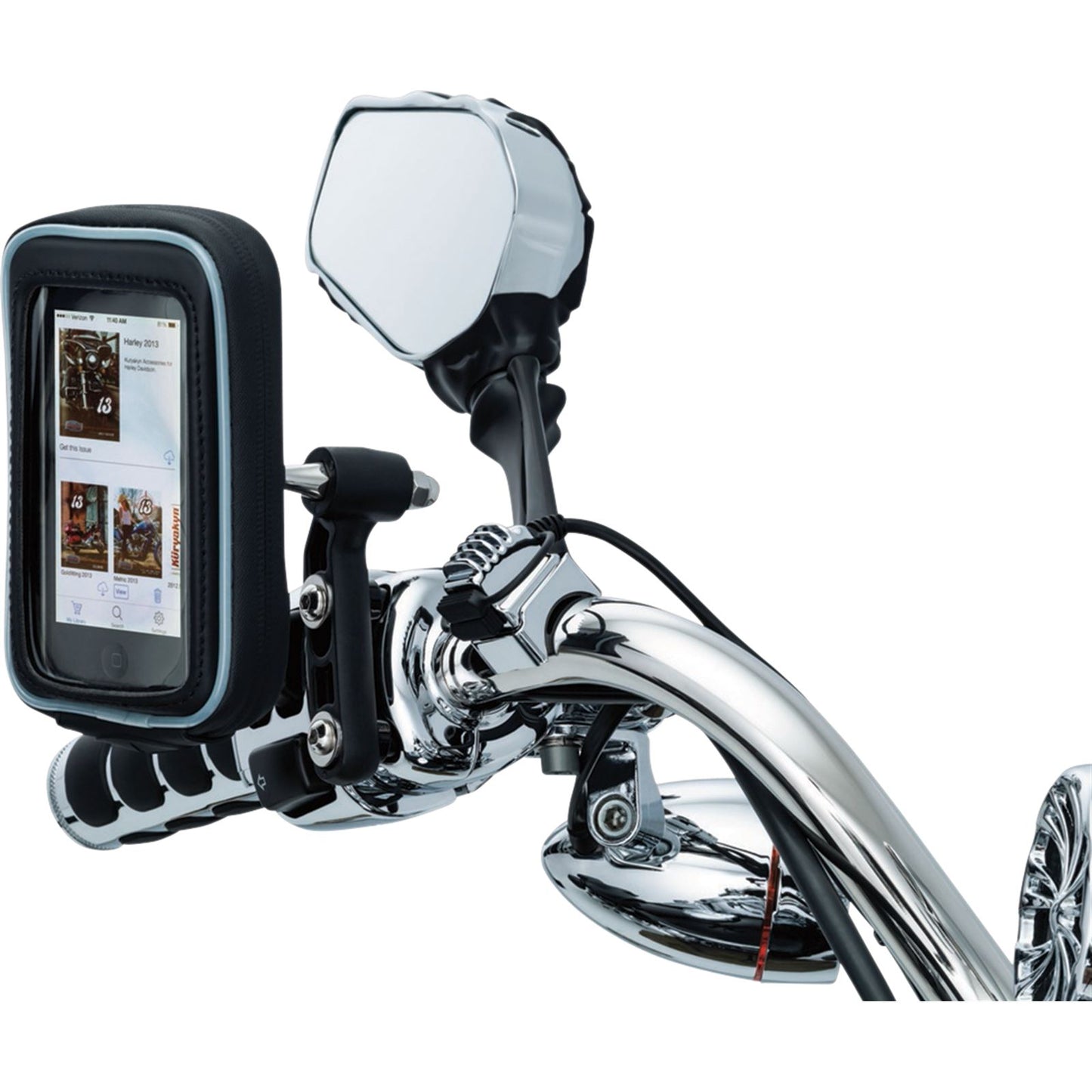 Kuryakyn Universal USB Power Port - Chrome 1688_413049