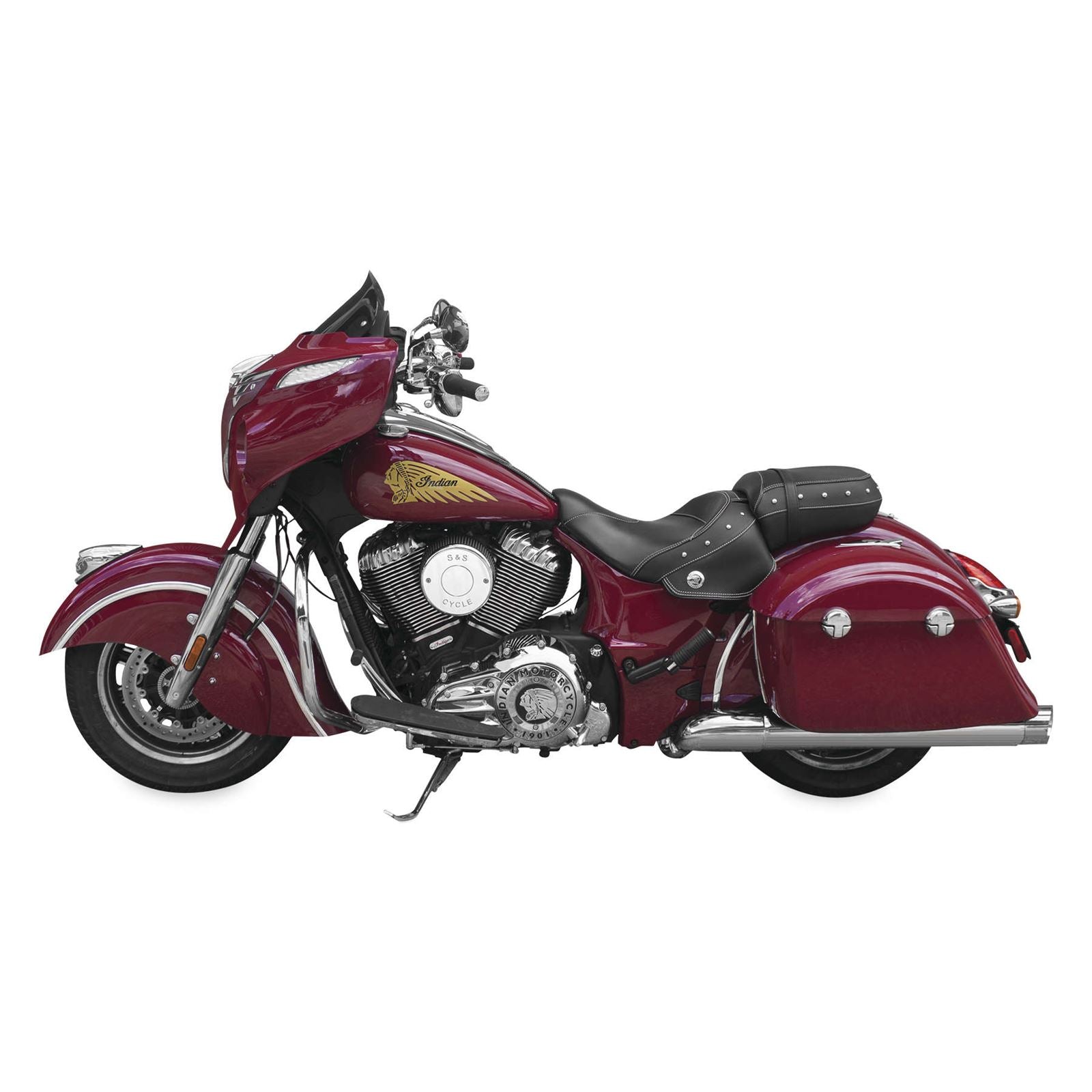 S&S Cycle Air Cleaner Cover Script Chrome Chief 170-0239_110786