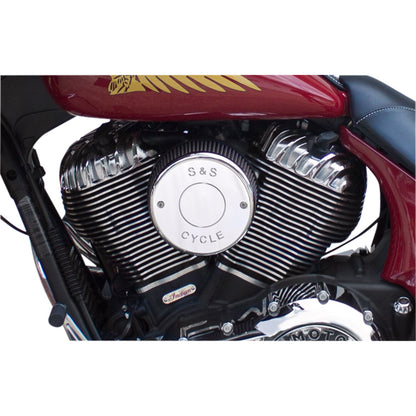 S&S Cycle Air Cleaner Cover Script Chrome Chief 170-0239_469850