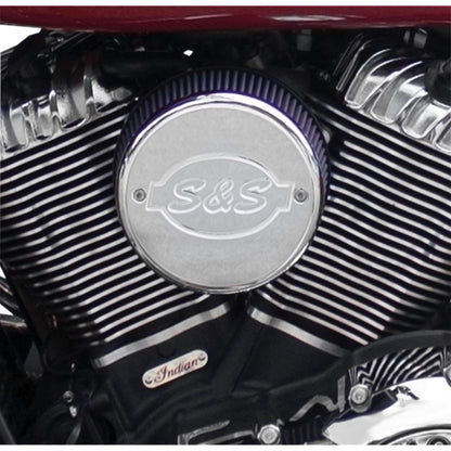 S&S Cycle Air Cleaner Cover Logo Chrome Chief 170-0242_469851