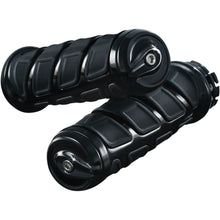 Kuryakyn Gloss Black Kinetic™ Grips for Metric/Victory 6376_410907