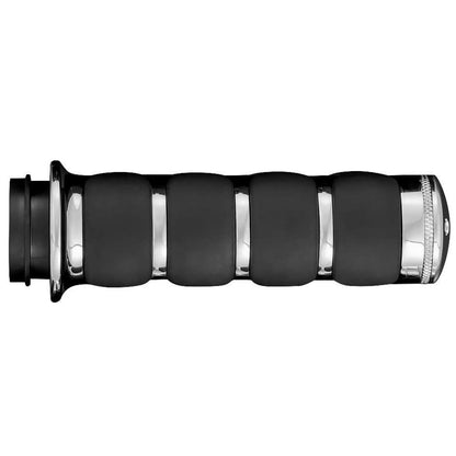 Kuryakyn  ISO®-Grips with Chrome Accent Rings without Throttle Boss 6227_110935