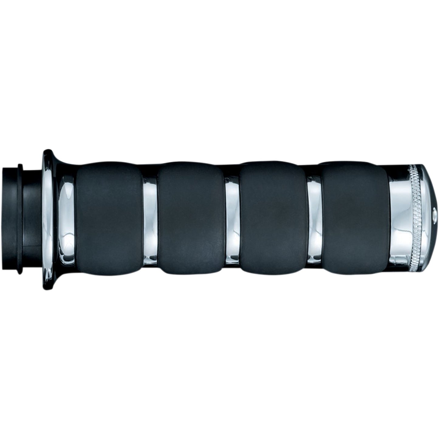 Kuryakyn  ISO®-Grips with Chrome Accent Rings without Throttle Boss 6227_410827