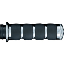 Kuryakyn  ISO®-Grips with Chrome Accent Rings without Throttle Boss 6227_410827