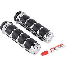 Kuryakyn  ISO®-Grips with Chrome Accent Rings without Throttle Boss 6227_410828