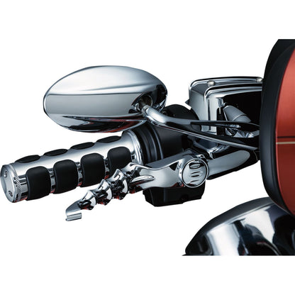 Kuryakyn  ISO®-Grips with Chrome Accent Rings without Throttle Boss 6227_410829