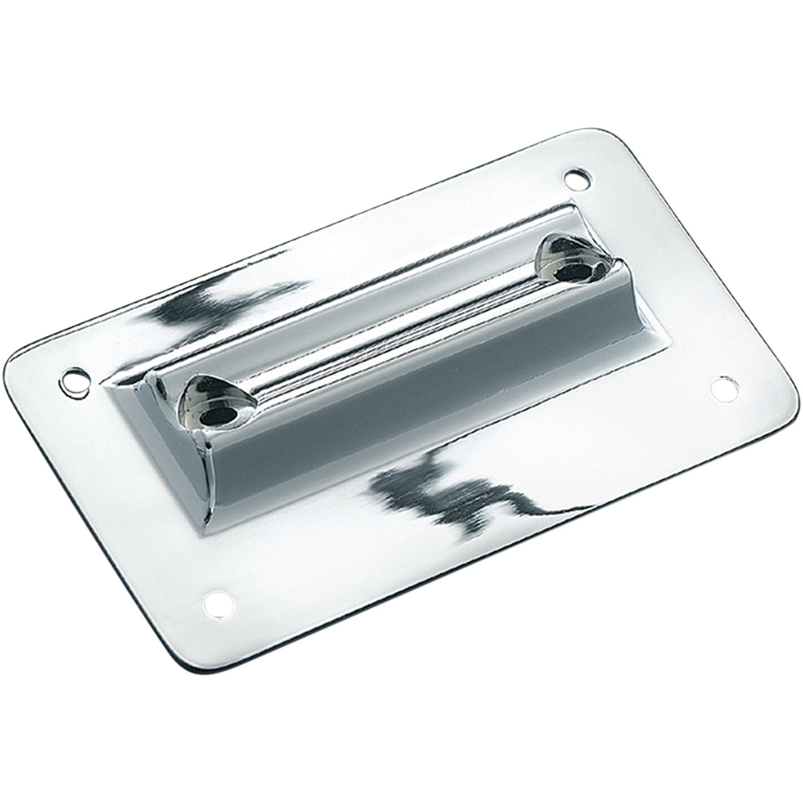 Kuryakyn Laydown License Plate Frame - Chrome For Harley Models '86-10 OPEN-BOX 113_1493765