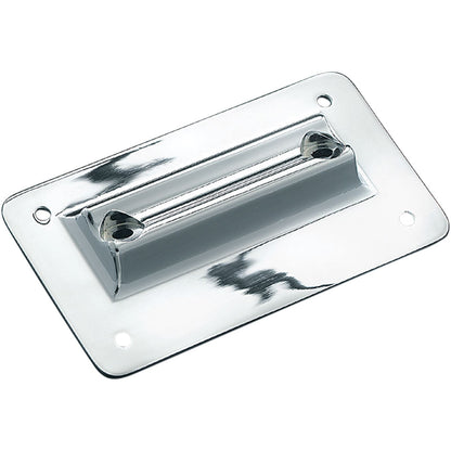 Kuryakyn Laydown License Plate Frame - Chrome For Harley Models '86-10 OPEN-BOX 113_1493765
