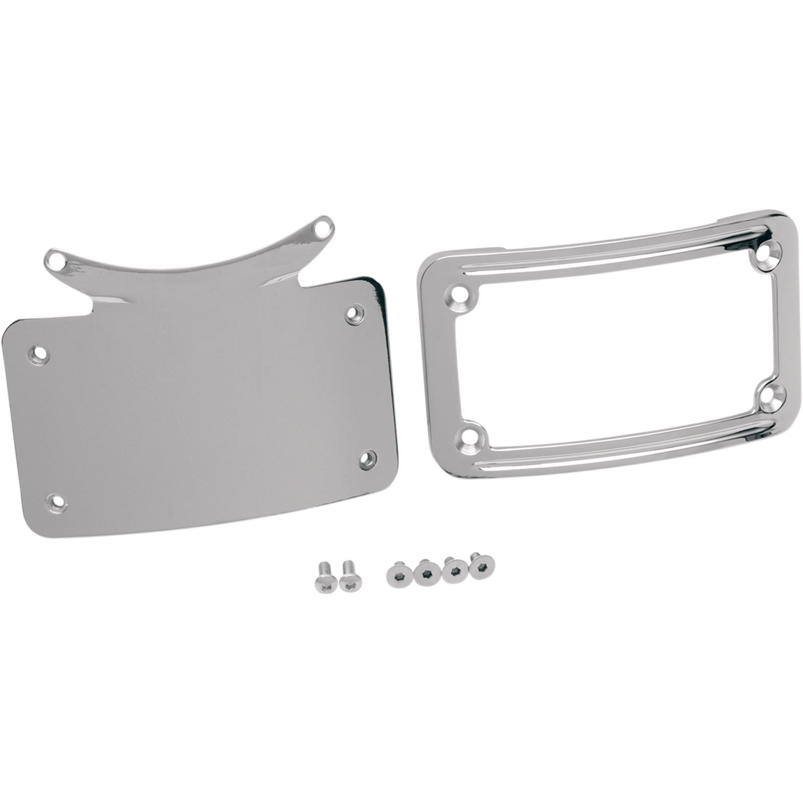 Kuryakyn Curved License Plate Frame 3162_412581