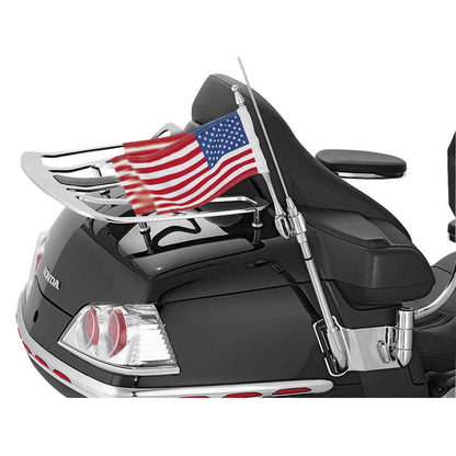 Kuryakyn Antenna Flag Mount with USA Flag for Honda GL1800 '01-17 OPEN-BOX 4233_1493780