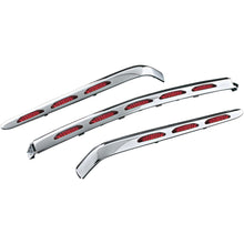 Kuryakyn Lighted Trunk Molding Chrome w/Red Lenses For Honda GL1800 '01-10 OPEN-BOX 3201_1493788