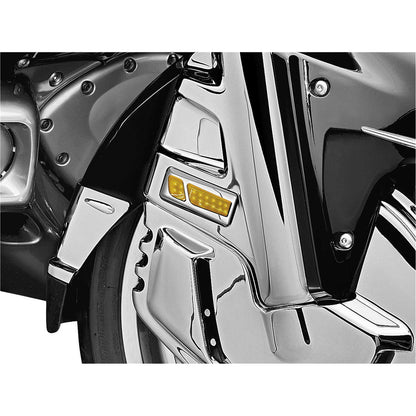 Kuryakyn LED Light and Reflectors - Chrome For Honda GL1800 '01-17 7455_111211