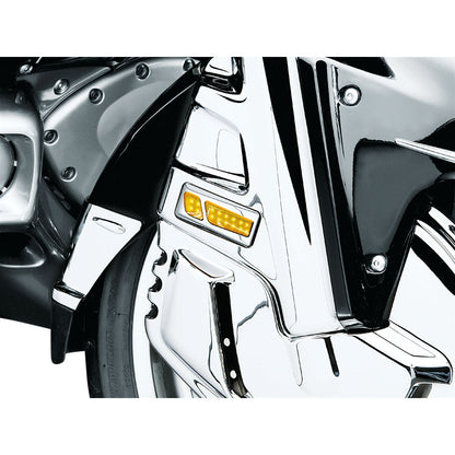 Kuryakyn LED Light and Reflectors - Chrome For Honda GL1800 '01-17 7455_412676