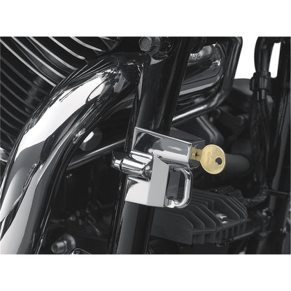 Kuryakyn Universal Helmet Lock - 1-1/4" - 1-1/2" - Chrome 4232_410504