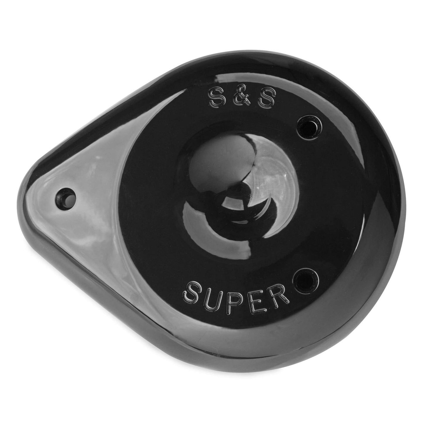 S&S Cycle Cover Air/Cleaner Teardrop Gloss Black 170-0384A_111311