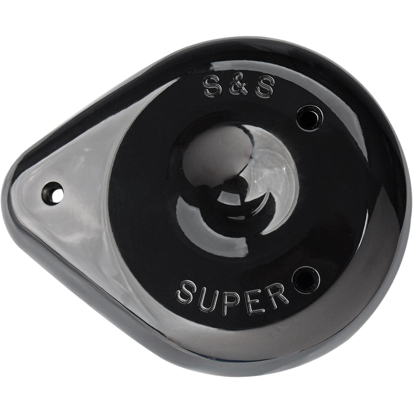 S&S Cycle Cover Air/Cleaner Teardrop Gloss Black 170-0384A_469854