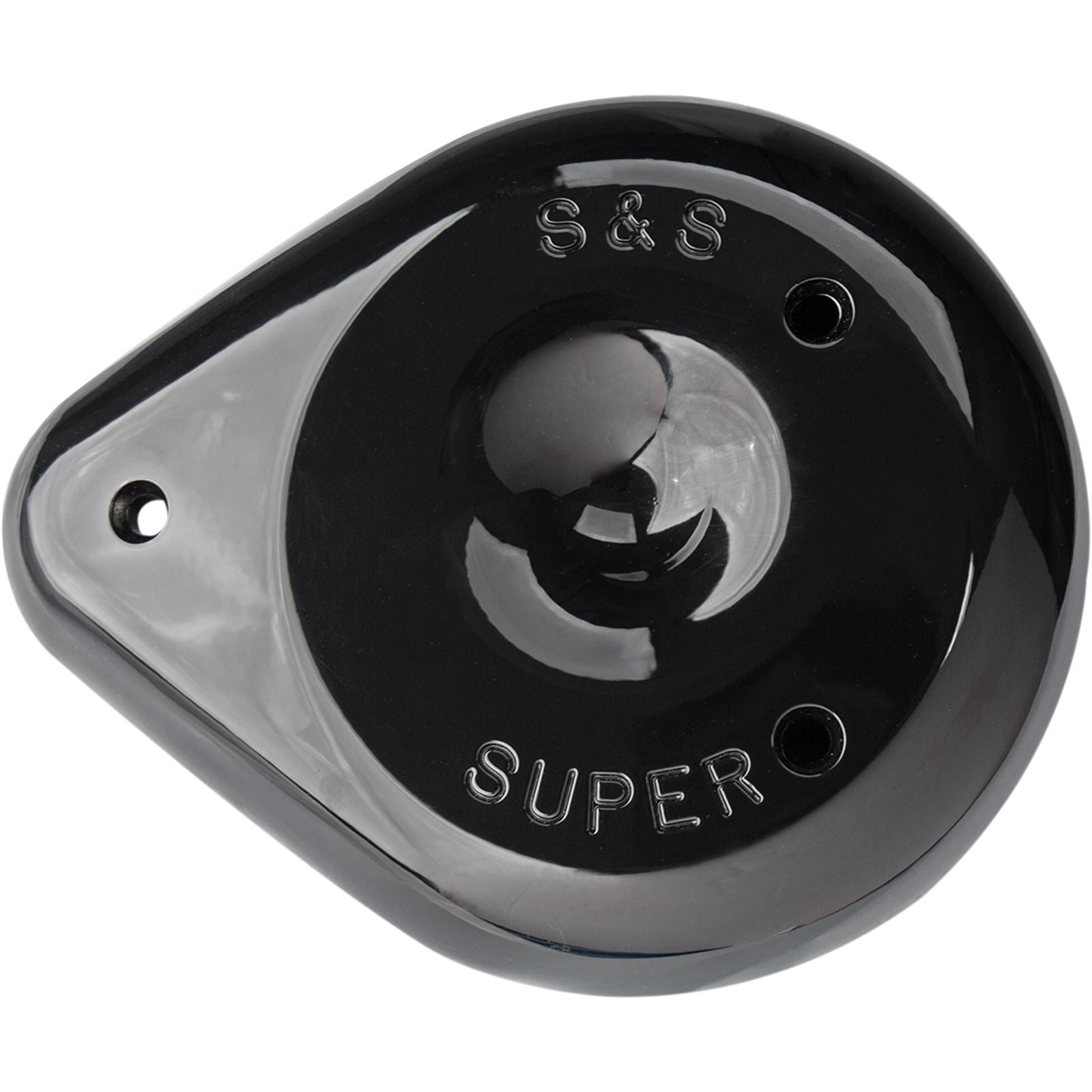 S&S Cycle Cover Air/Cleaner Teardrop Gloss Black 170-0384A_469854