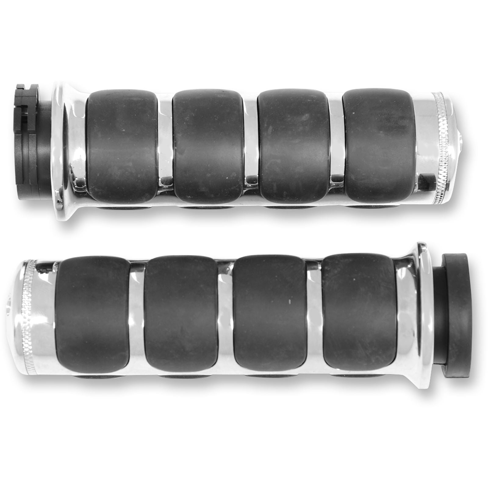 Kuryakyn ISO®-Grips For Dual Cable Throttle, Chrome 6205_413699