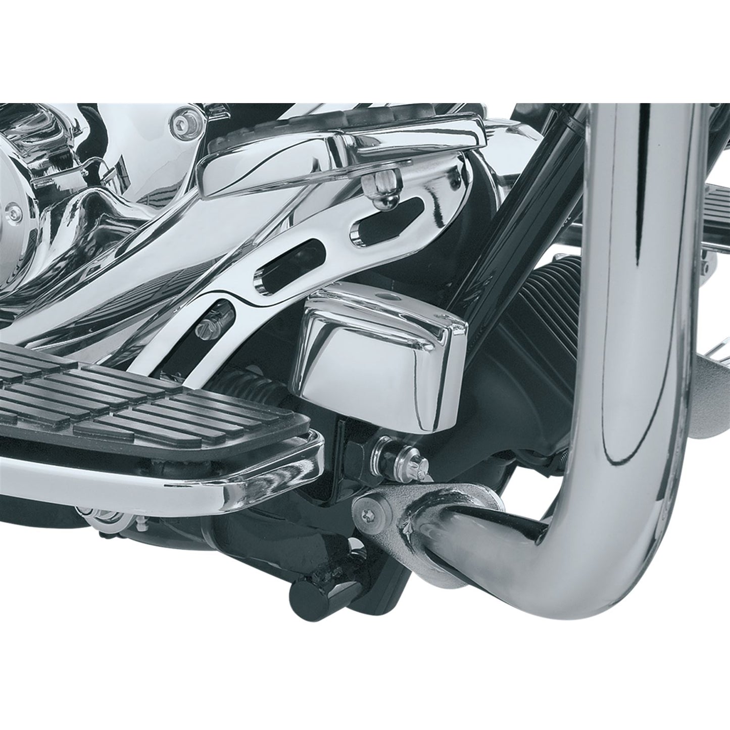 Rear Master Cylinder Cover Chrome For Harley Bikes & Trikes '99-17_412311