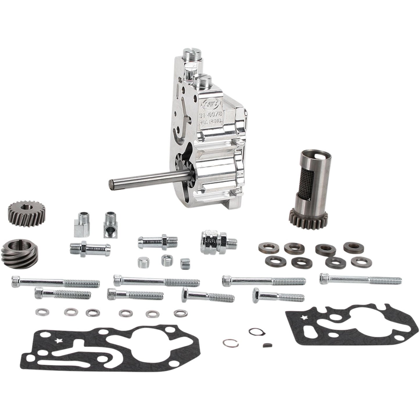 S&S Cycle High-Volume/High-Pressure Oil Pump Cover Kit - Standard 31-6298_470165