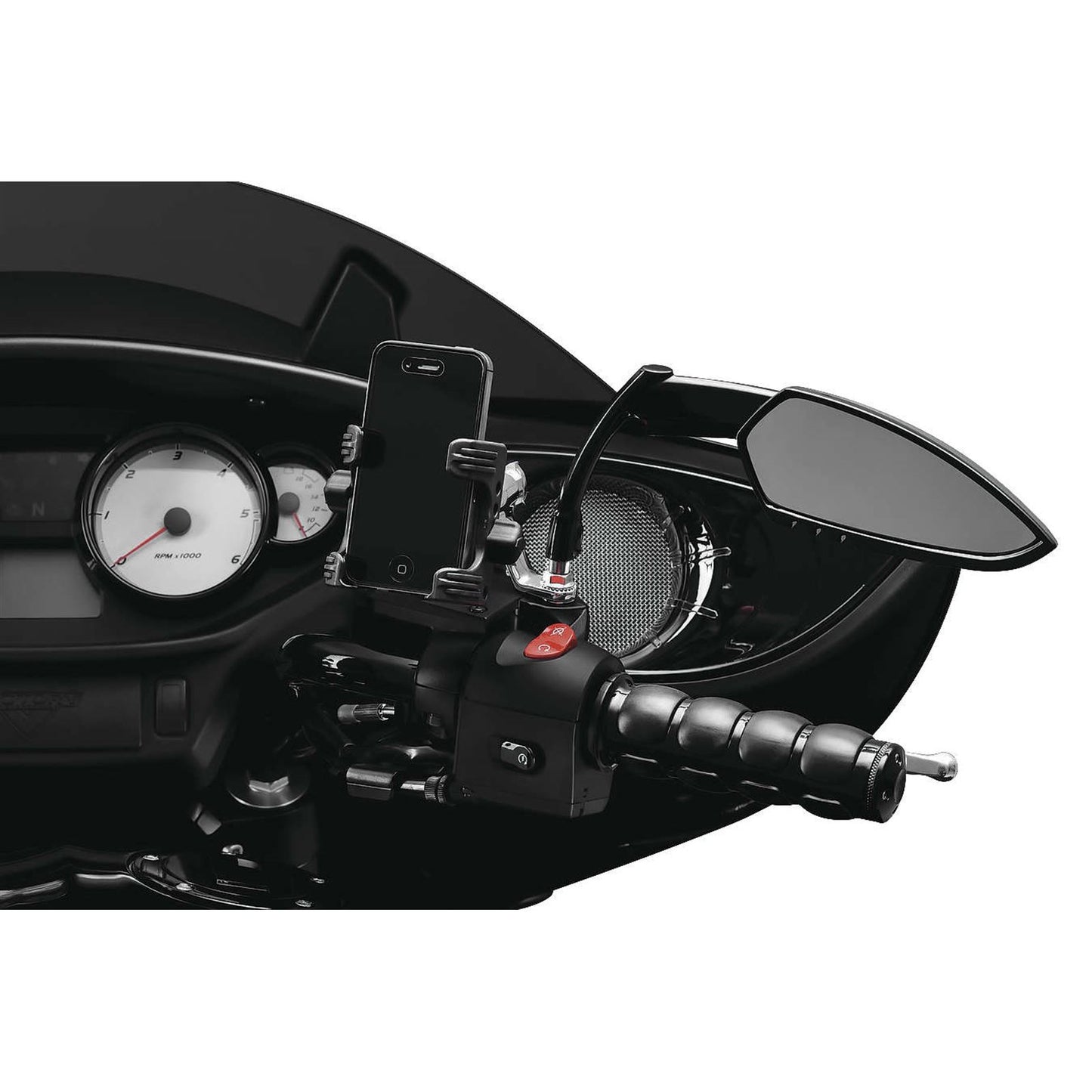 Kuryakyn ISO 1'' Handlebar Grips - Black  6340_111473