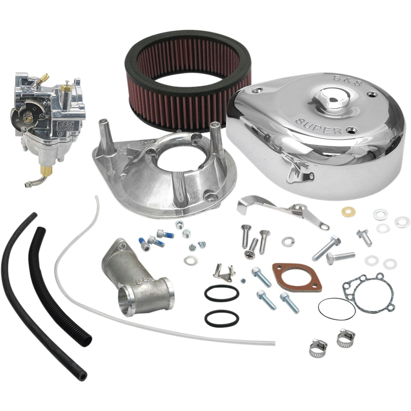S&S Cycle Super E Carburetor Kit for '55-65 Panhead O-Ring 11-0401_470233