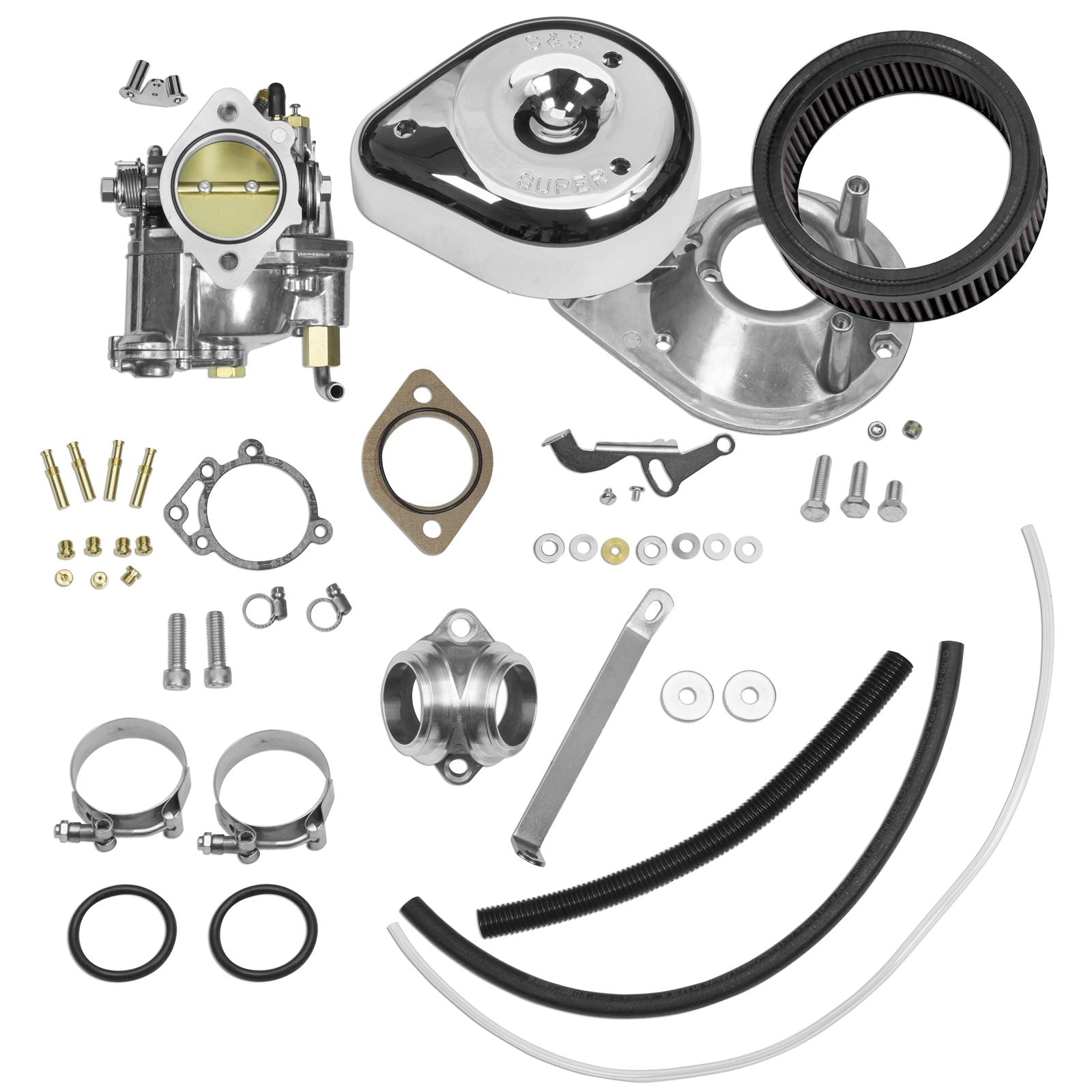 S&S Cycle Super E Carburetor Kit for '57-78 XL O-Ring 11-0404_111827