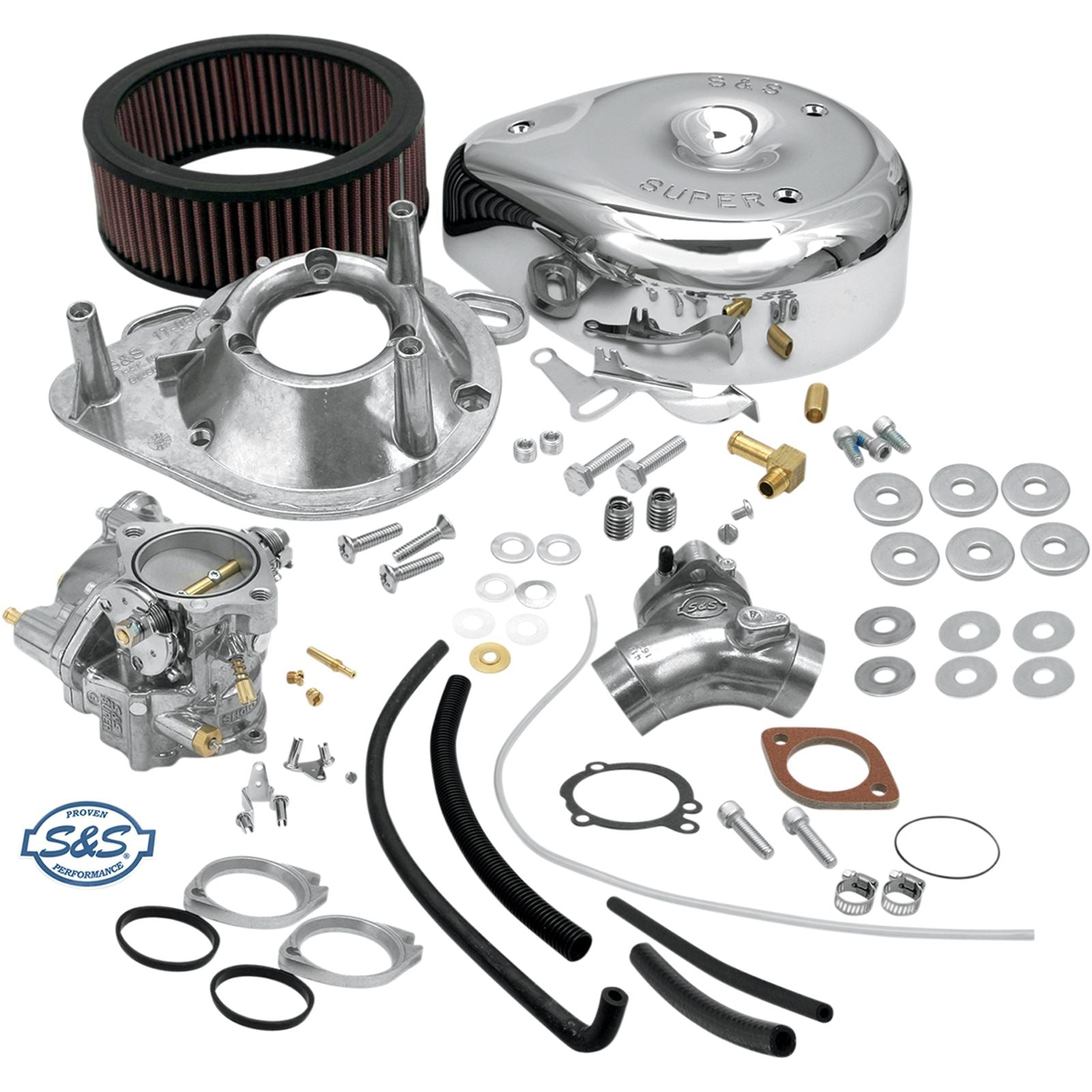 S&S Cycle Super G Carburetor Kit for '84-92 Big-Twin 11-0427_470243