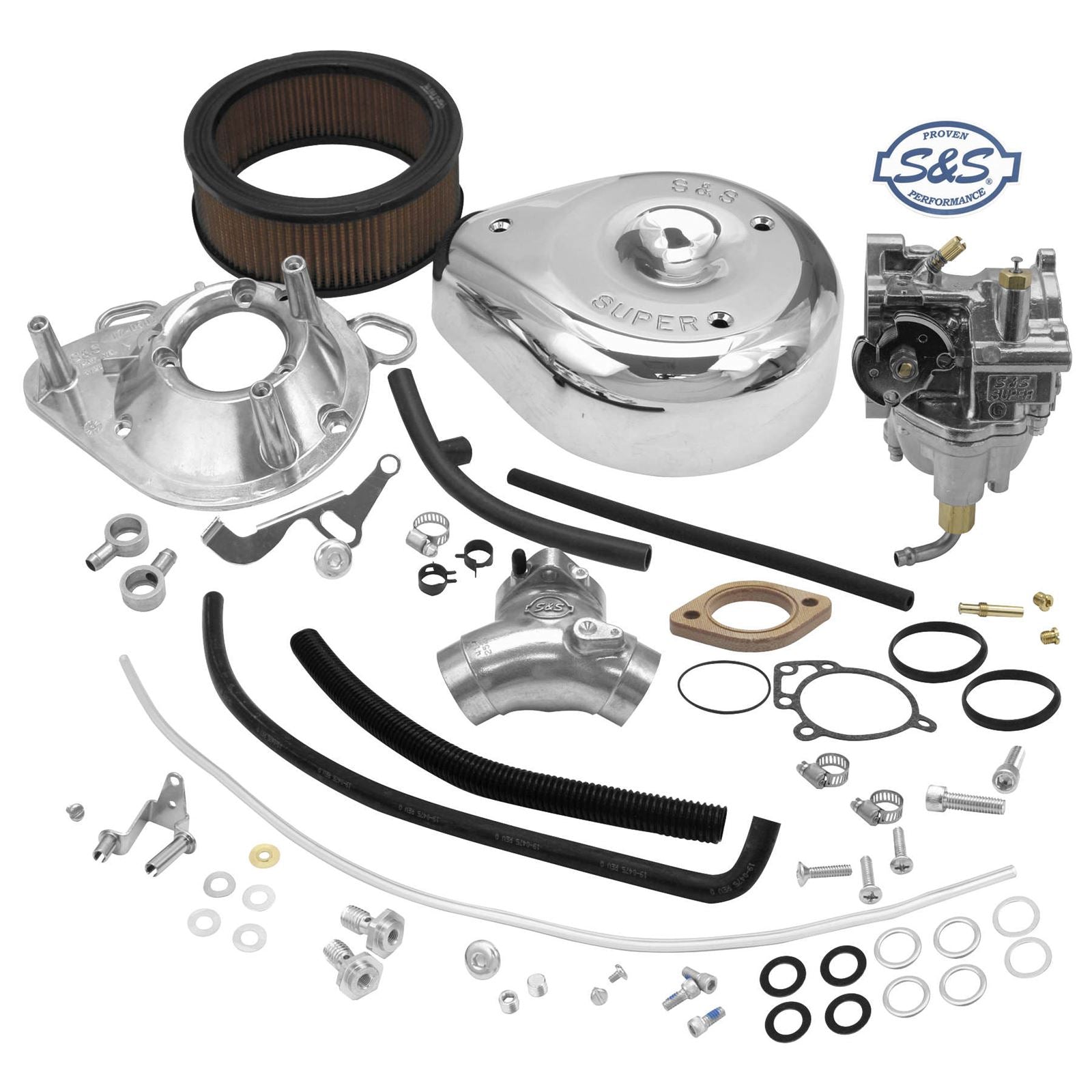 S&S Cycle Super G Carburetor Kit for '93-99 - 80" Big-Twin 11-0434_111832